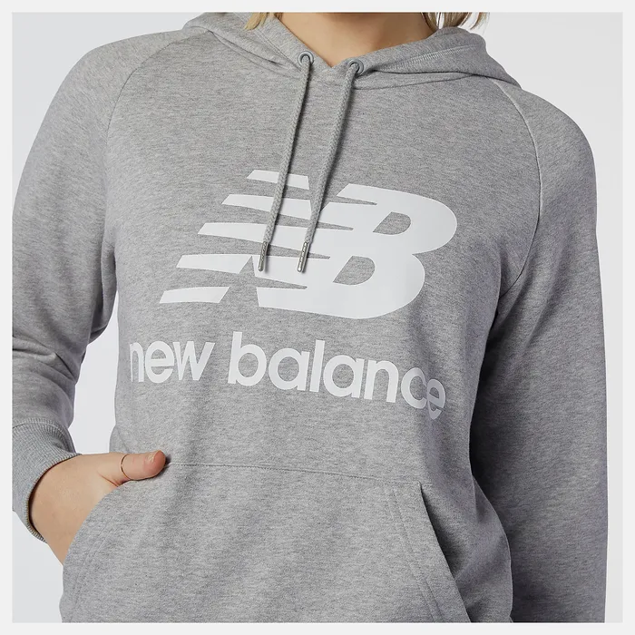 Shirts NB Essentials Pullover Hoodie ATHLETIC GREY New Balance Women