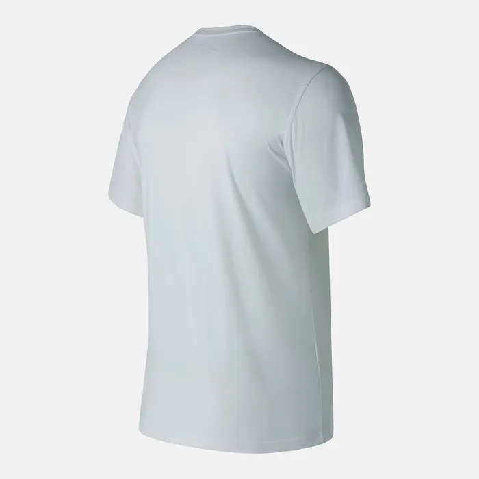 Shirts New Balance Men Short Sleeve Tech Tee WHITE