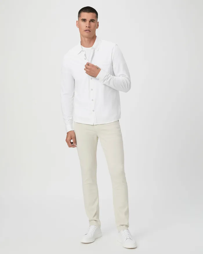 Shirts Stockton Button Up 8211 Fresh White PAIGE Men Shirts Stockton Button Up 8211 Fresh White PAIGE Men
