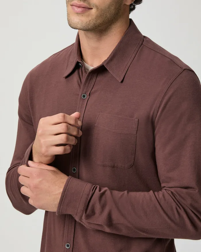 Shirts Stockton Button Up 8211 Midnight Bordeaux 8211 PAIGE Men Shirts Stockton Button Up 8211 Midnight Bordeaux 8211 PAIGE Men