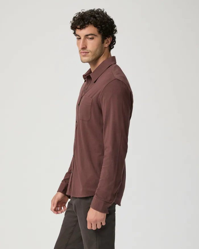 Shirts Stockton Button Up 8211 Midnight Bordeaux 8211 PAIGE Men Shirts Stockton Button Up 8211 Midnight Bordeaux 8211 PAIGE Men
