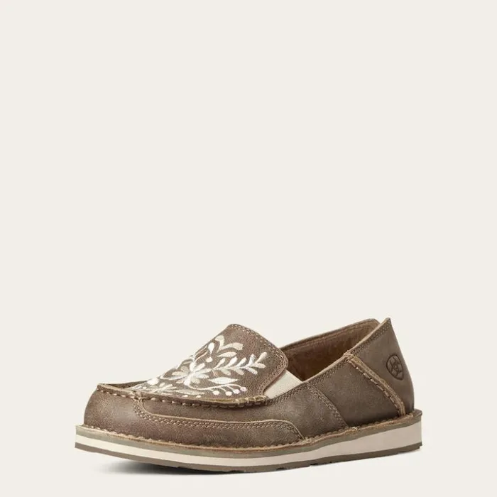 Shoes and Sneakers Women Ariat Cruiser Embroidered Brown Bomber