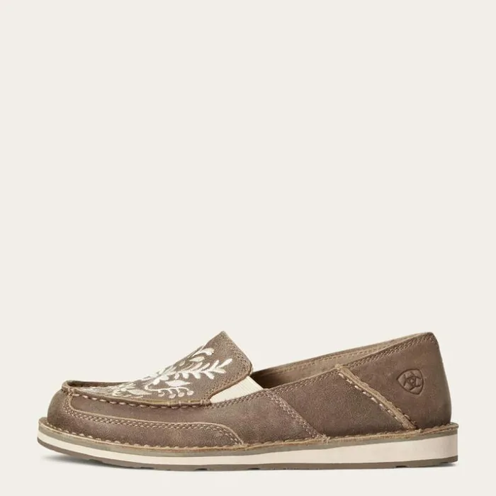 Shoes and Sneakers Women Ariat Cruiser Embroidered Brown Bomber
