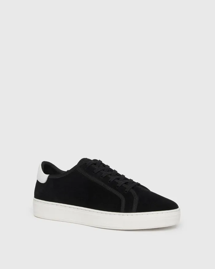 Shoes Men PAIGE Exclusive Farrell Sneaker 8211 Black Suede Shoes Men PAIGE Exclusive Farrell Sneaker 8211 Black Suede