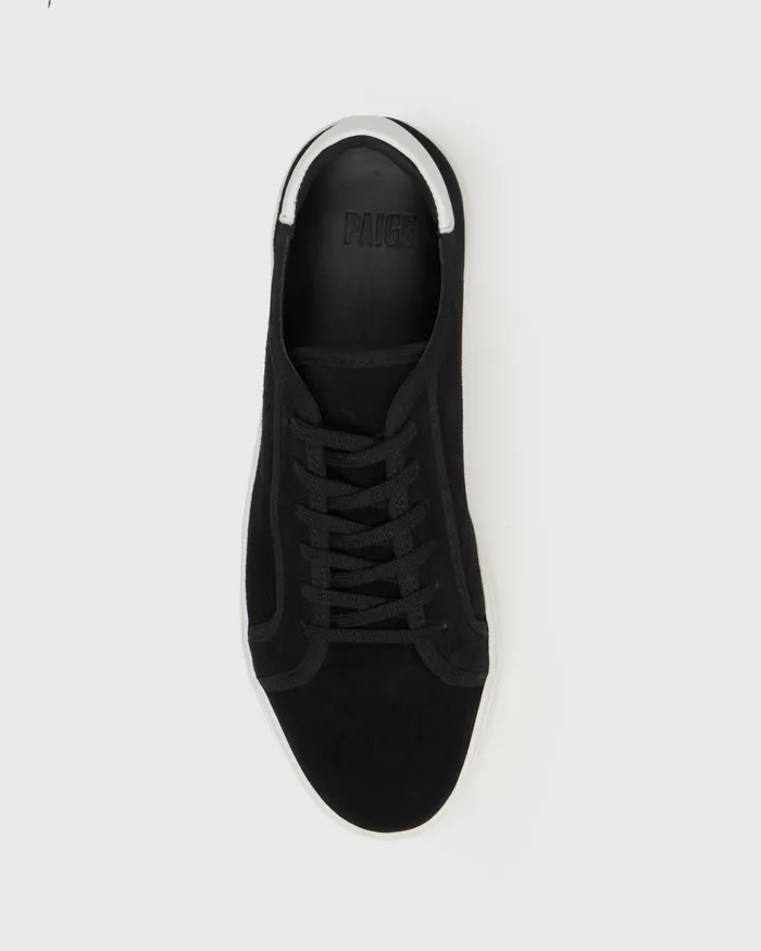 Shoes Men PAIGE Exclusive Farrell Sneaker 8211 Black Suede Shoes Men PAIGE Exclusive Farrell Sneaker 8211 Black Suede