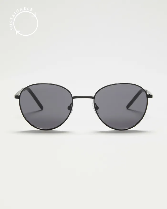 Shop Sunglasses Women PAIGE Jordan Sunglasses 8211 Black Satin