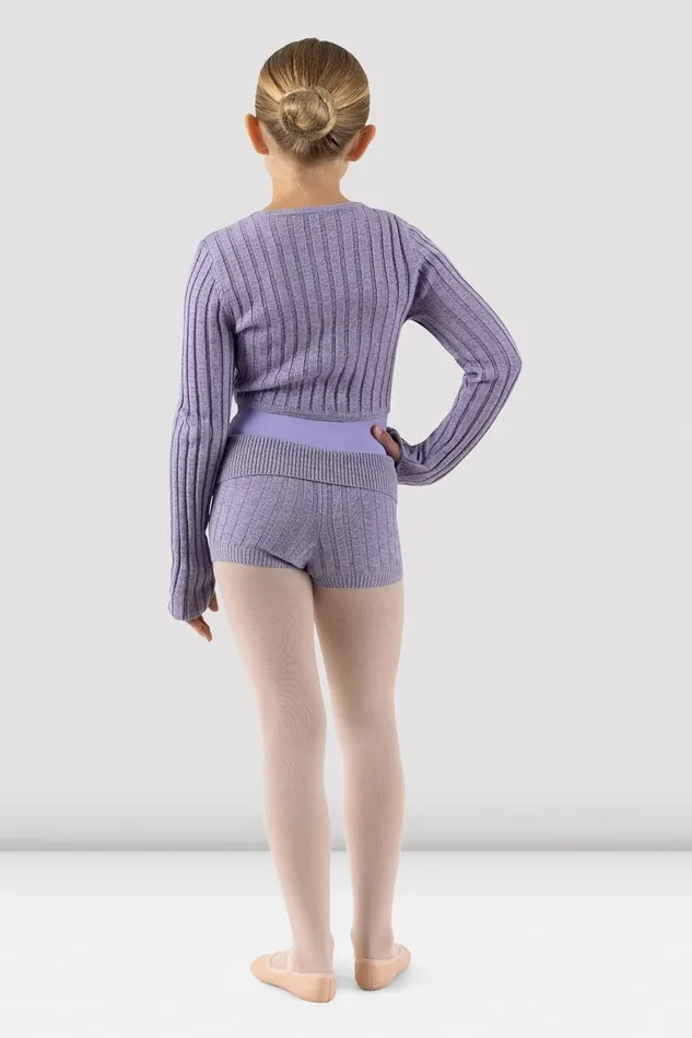 Shorts and Briefs Girls Lily Knit Shorts Lilac Bloch Children Shorts and Briefs Girls Lily Knit Shorts Lilac Bloch Children