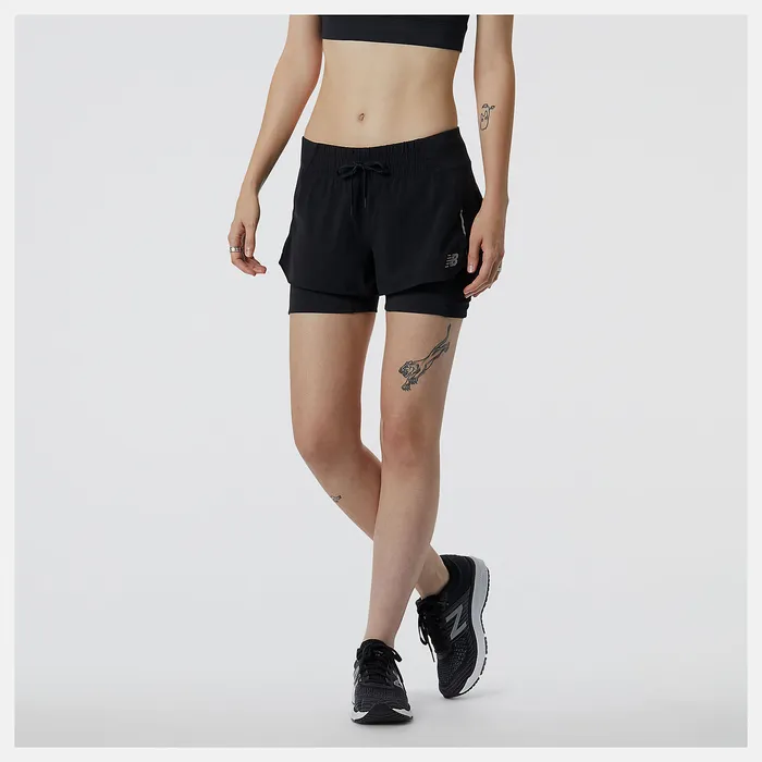 Shorts Impact Run 2in1 Short BLACK 8211 New Balance Women