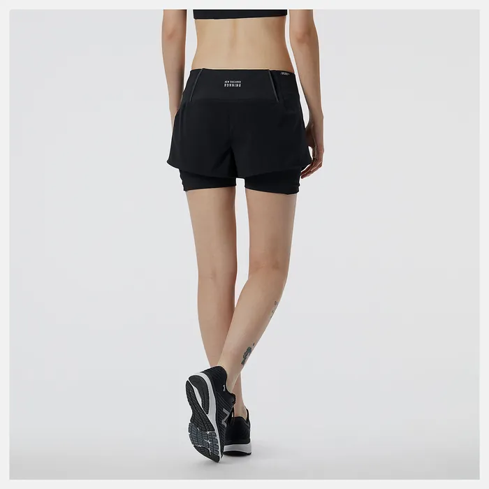 Shorts Impact Run 2in1 Short BLACK 8211 New Balance Women Shorts Impact Run 2in1 Short BLACK 8211 New Balance Women