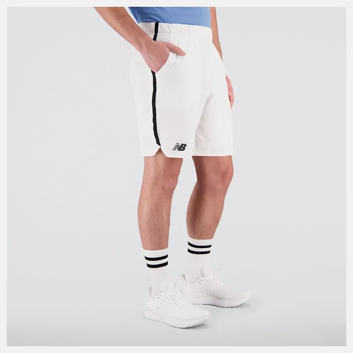 Shorts Men Tournament 9 inch Short WHITE New Balance Shorts Men Tournament 9 inch Short WHITE New Balance