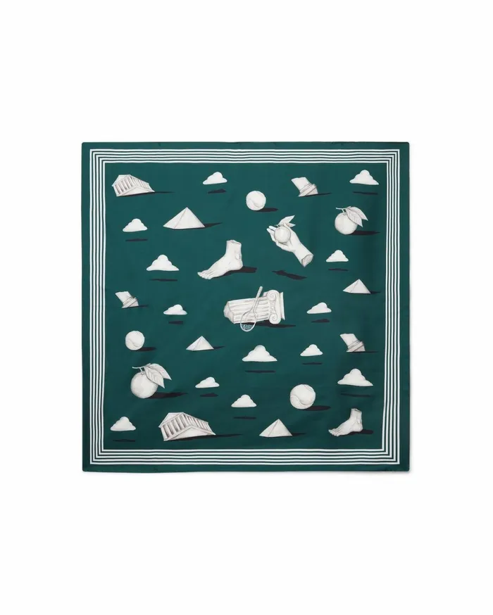 Silk Scarves MenWomen Casablanca Paris Metaphysical Large Silk Scarf
