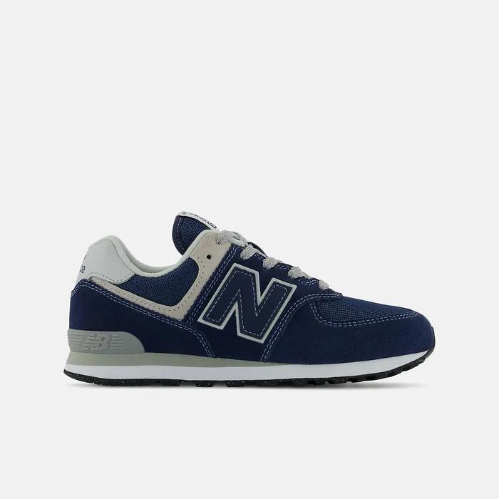 Size 35 8211 7 Kids 574 Core Navy with White New Balance