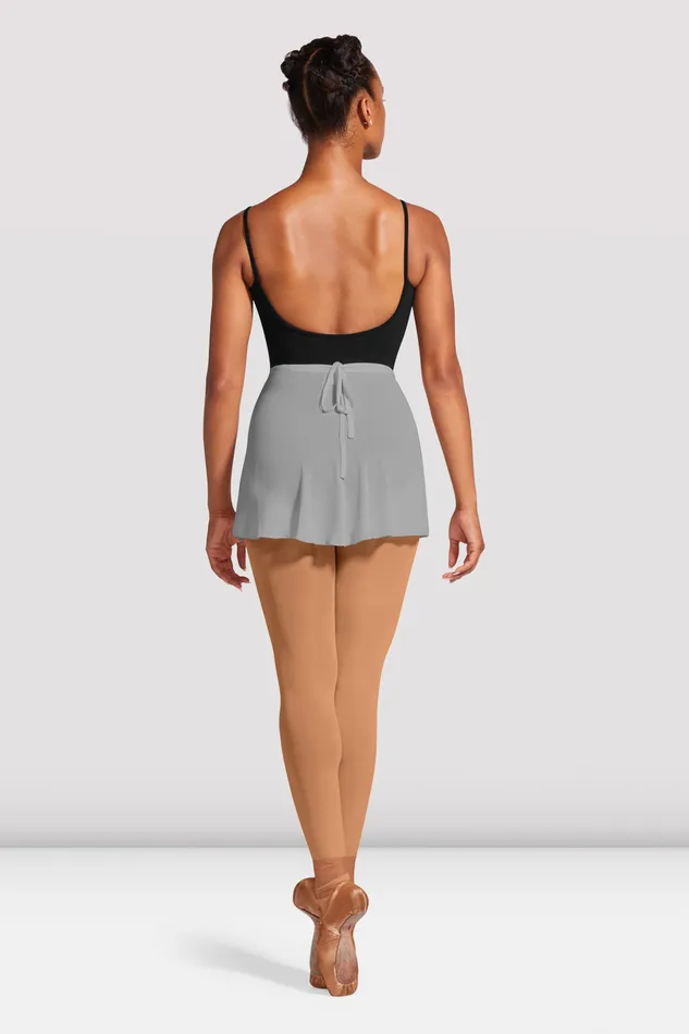 Skirts and Tutus Adult Bloch Ladies Vera Wrap Ballet Skirt Grey