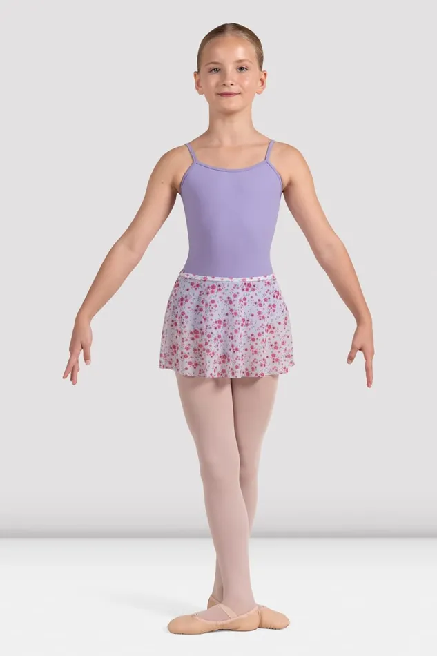 Skirts and Tutus Girls Floral Printed Skirt Garland 8211 Bloch Children