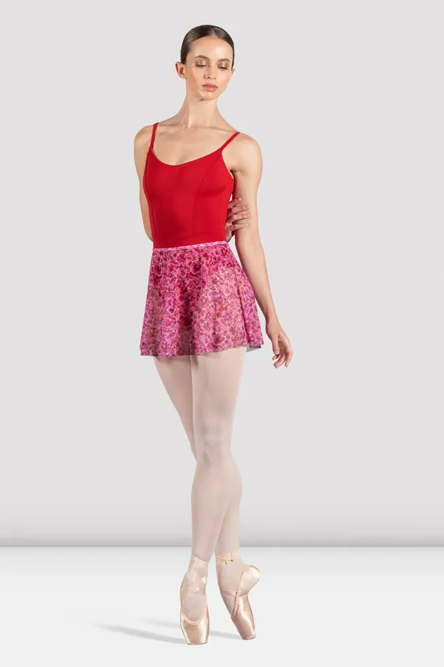 Skirts and Tutus Ladies Floral Printed Skirt Bell Flower 8211 Bloch Adult