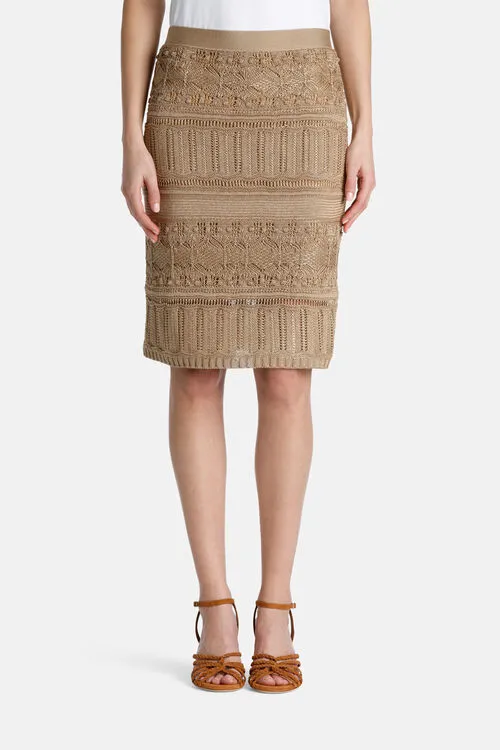 Skirts and shorts Women Castell Castell Camel Luisa Spagnoli