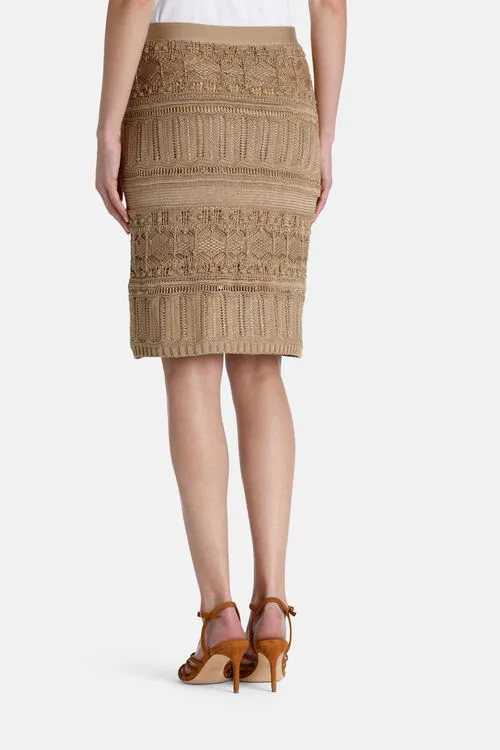 Skirts and shorts Women Castell Castell Camel Luisa Spagnoli