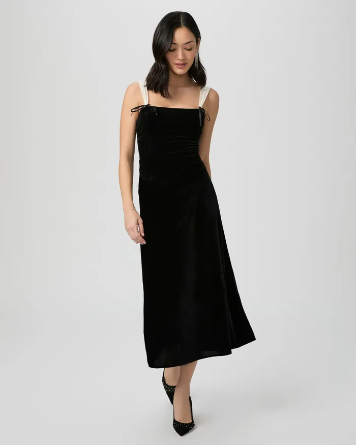 Skirts Cicely Midi Skirt 8211 Black Velvet PAIGE Women Skirts Cicely Midi Skirt 8211 Black Velvet PAIGE Women