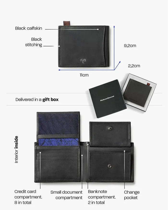 Small Leather Goods Men Floris Van Bommel Wallet Fat Leather
