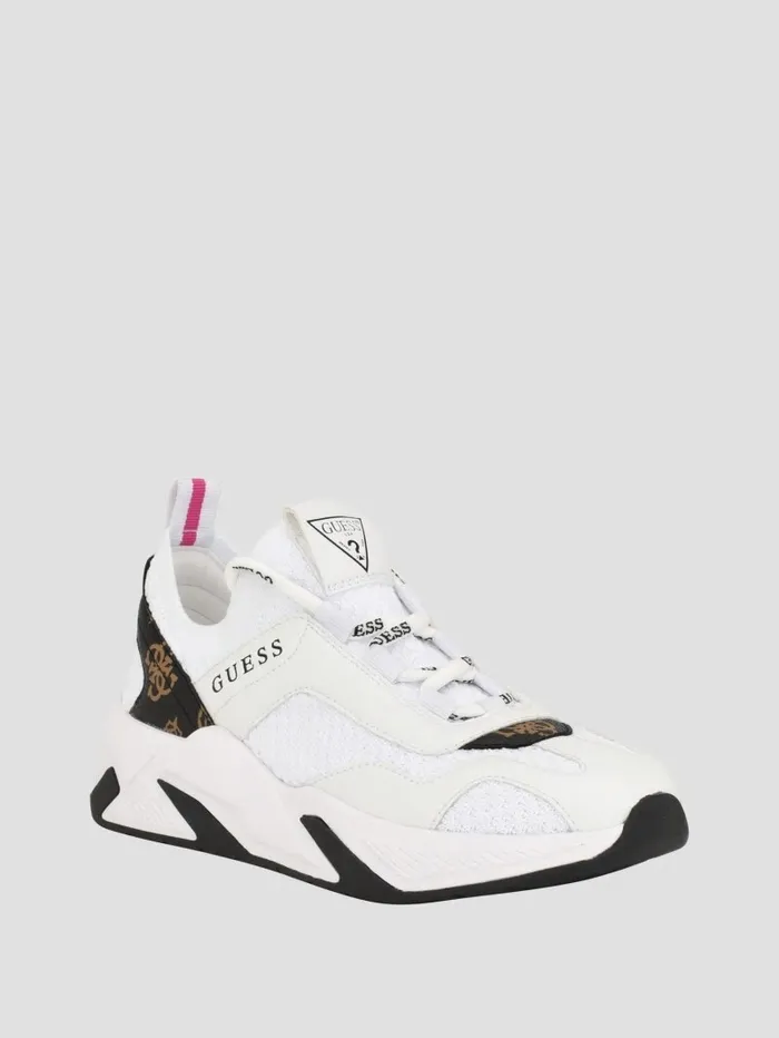 Sneakers Geniver Knit and Quattro G Sneakers White GUESS Women