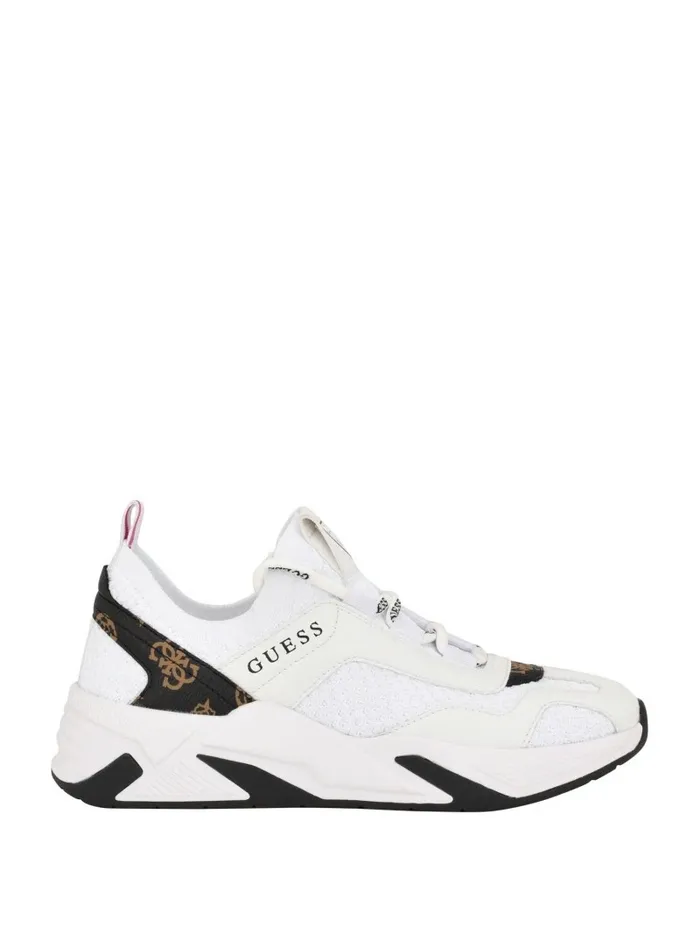 Sneakers Geniver Knit and Quattro G Sneakers White GUESS Women Sneakers Geniver Knit and Quattro G Sneakers White GUESS Women