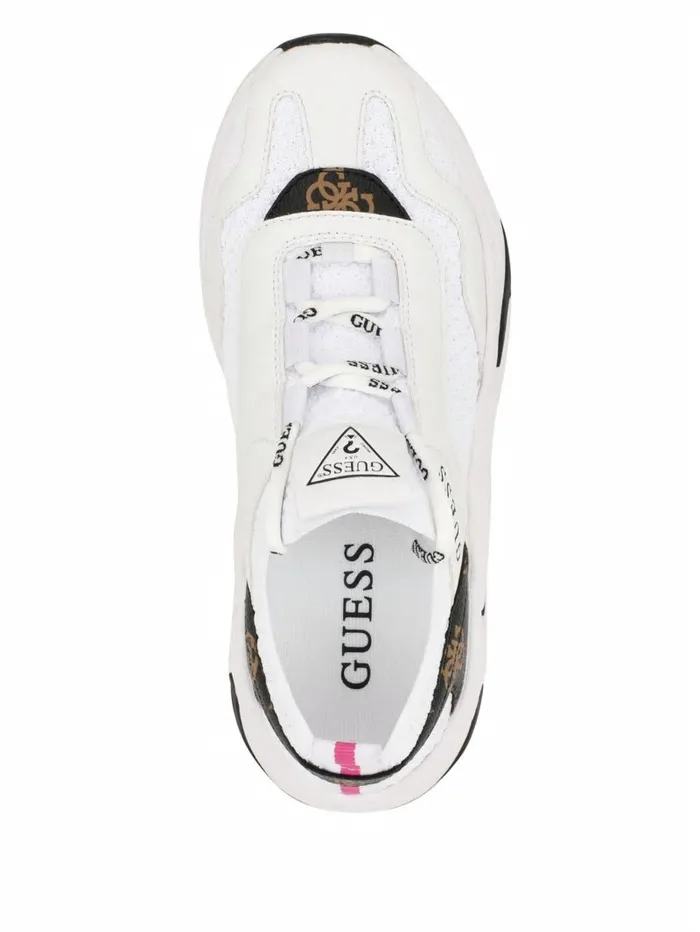 Sneakers Geniver Knit and Quattro G Sneakers White GUESS Women Sneakers Geniver Knit and Quattro G Sneakers White GUESS Women
