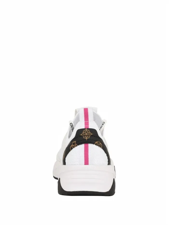 Sneakers Geniver Knit and Quattro G Sneakers White GUESS Women Sneakers Geniver Knit and Quattro G Sneakers White GUESS Women
