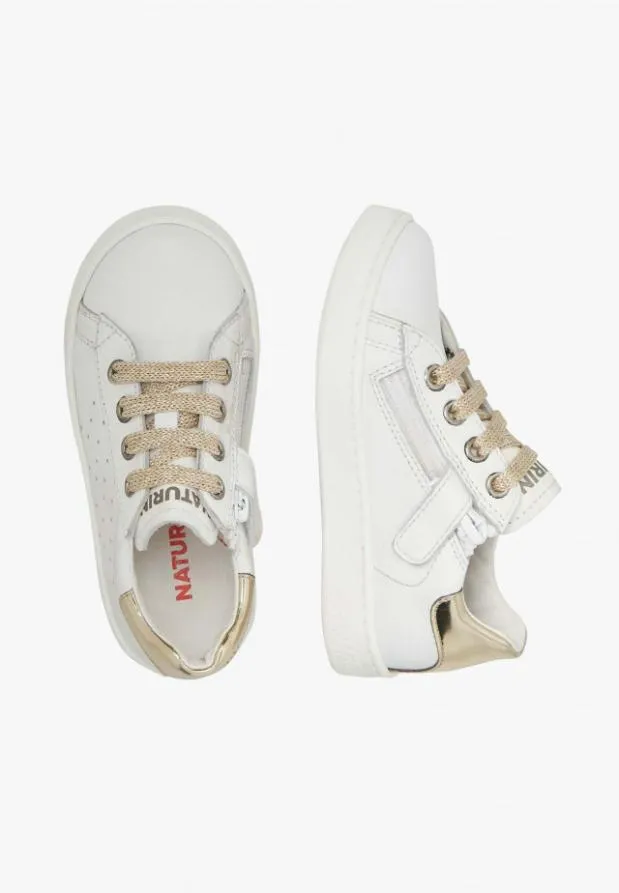 Sneakers Kids Naturino NATURINO HASSELT 2 ZIP Whiteplatinum