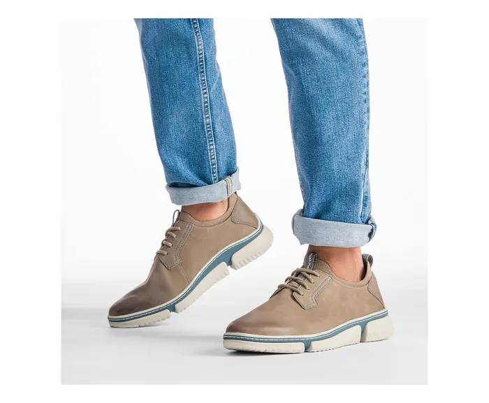 Sneakers Men Bennet Plain Toe Oxford Fossil Nubuck Hush Puppies