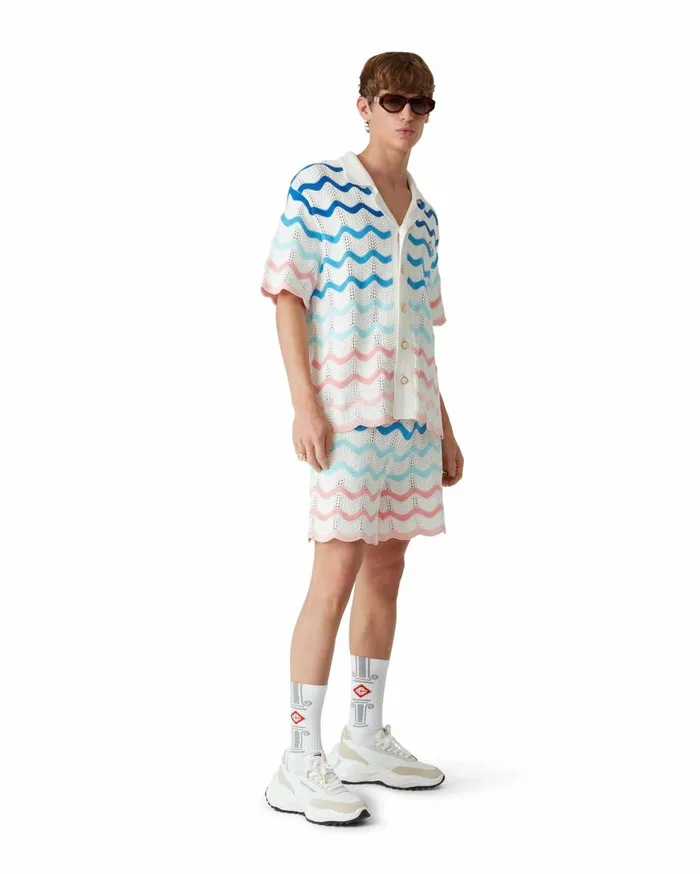 Sneakers Men Casablanca Paris Atlantis OffWhite Sneaker