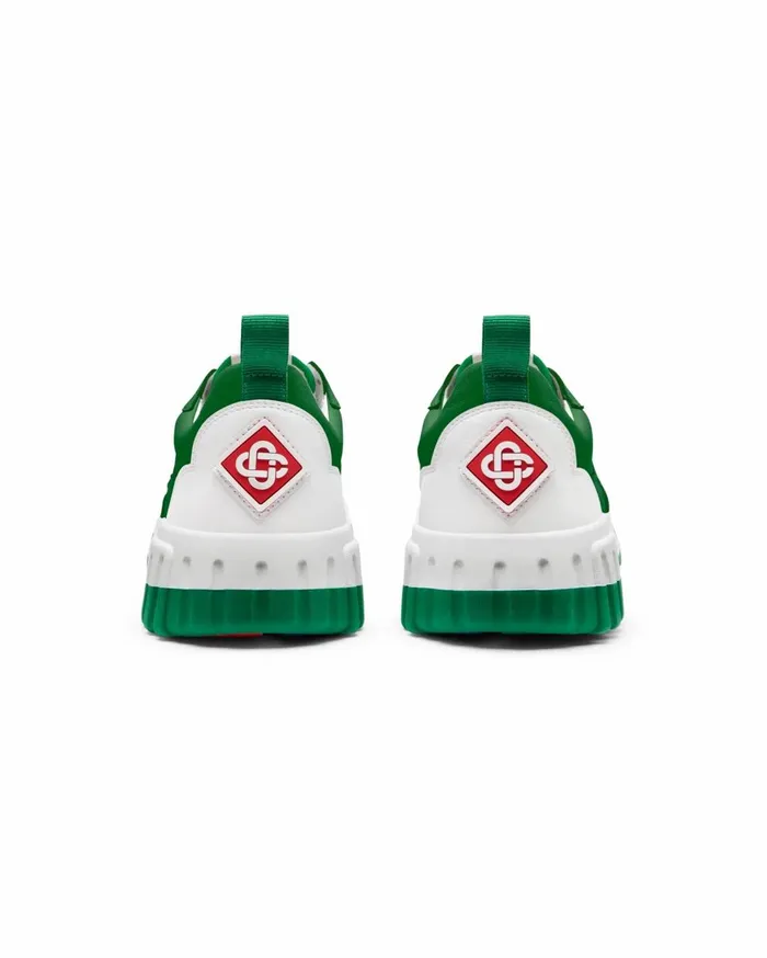 Sneakers Women Casablanca Paris Court Green and White Sneaker