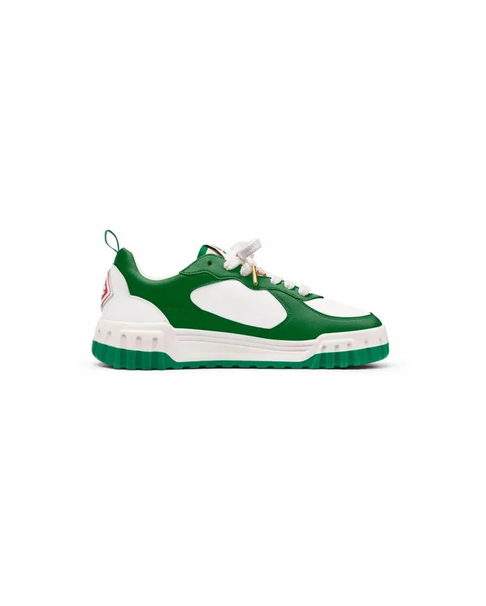 Sneakers Women Casablanca Paris Court Green and White Sneaker
