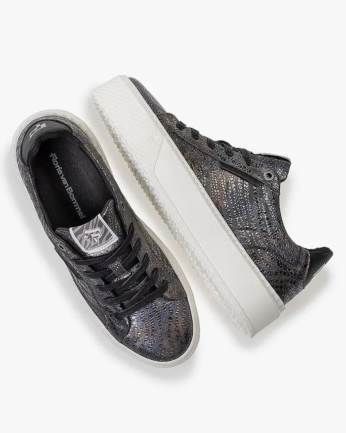 Sneakers Women Floris Van Bommel Winni 0122 Printed Leather
