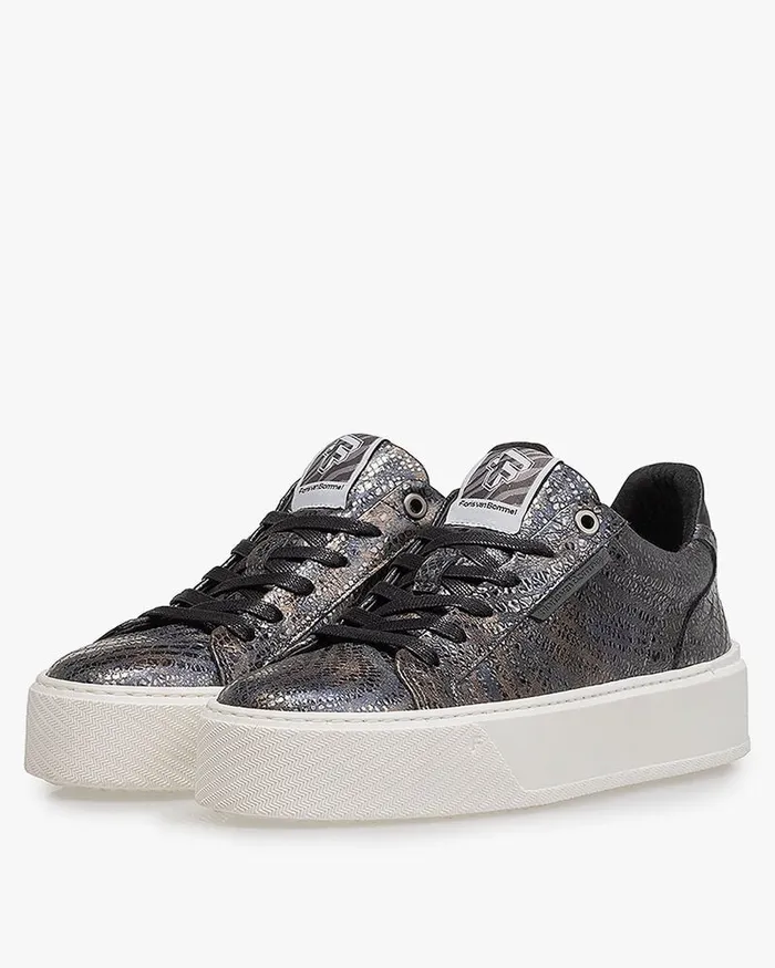 Sneakers Women Floris Van Bommel Winni 0122 Printed Leather