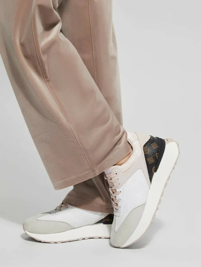 Sneakers Women Luchia Logo Pop Joggers White Multi Leather GUESS Sneakers Women Luchia Logo Pop Joggers White Multi Leather GUESS