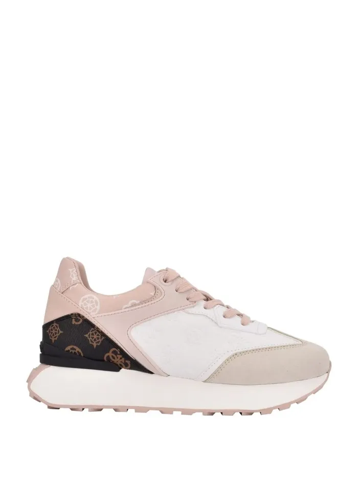 Sneakers Women Luchia Logo Pop Joggers White Multi Leather GUESS Sneakers Women Luchia Logo Pop Joggers White Multi Leather GUESS