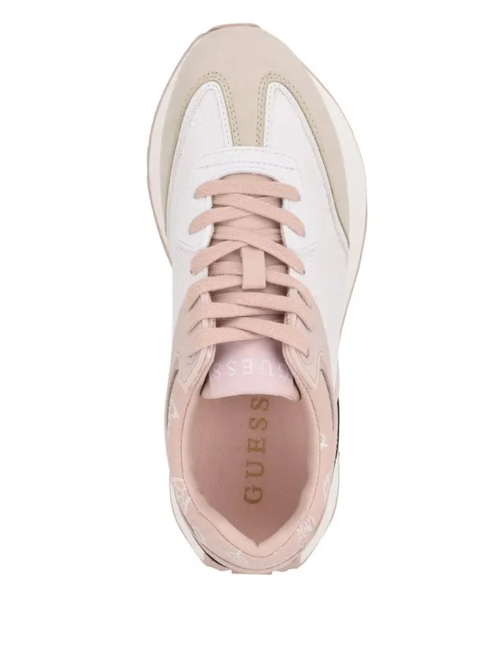 Sneakers Women Luchia Logo Pop Joggers White Multi Leather GUESS Sneakers Women Luchia Logo Pop Joggers White Multi Leather GUESS