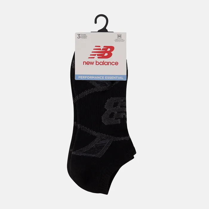 Socks Performance No Show Socks 3 Pack BLACK New Balance MenWomen Socks Performance No Show Socks 3 Pack BLACK New Balance MenWomen