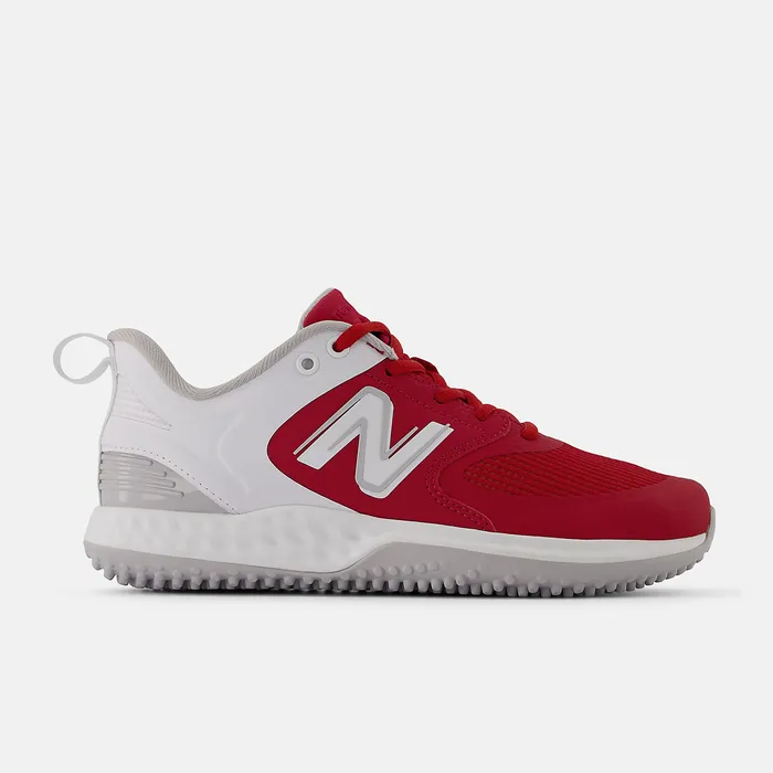 Softball New Balance Women Fresh Foam Velo v3 TurfTrainer Red with White