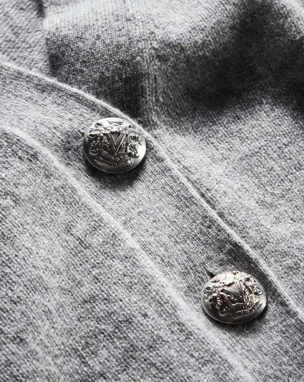 Solene Cashmere Cardigan Heather Grey Women Veronica Beard Sweaters Solene Cashmere Cardigan Heather Grey Women Veronica Beard Sweaters