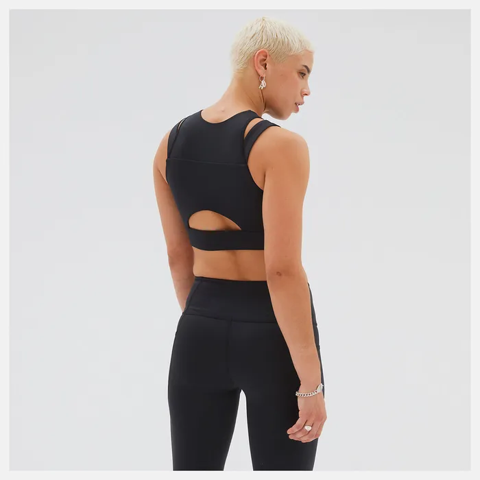 Sports Bras Women Shape Shield Crop Bra BLACK New Balance Sports Bras Women Shape Shield Crop Bra BLACK New Balance