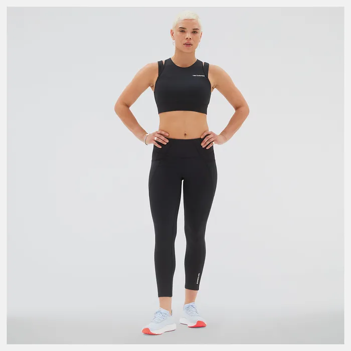 Sports Bras Women Shape Shield Crop Bra BLACK New Balance Sports Bras Women Shape Shield Crop Bra BLACK New Balance