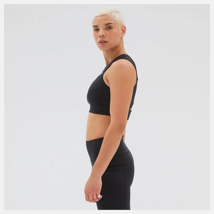 Sports Bras Women Shape Shield Crop Bra BLACK New Balance Sports Bras Women Shape Shield Crop Bra BLACK New Balance