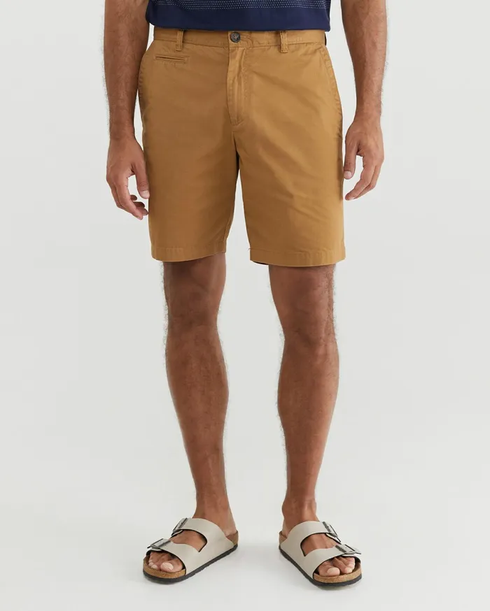 Sportscraft Classic Chino Short Tan Men Shorts