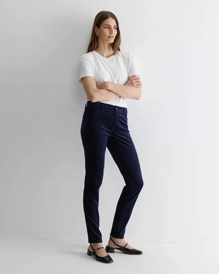 Sportscraft Cleo Velvet Pant Navy Women Pants