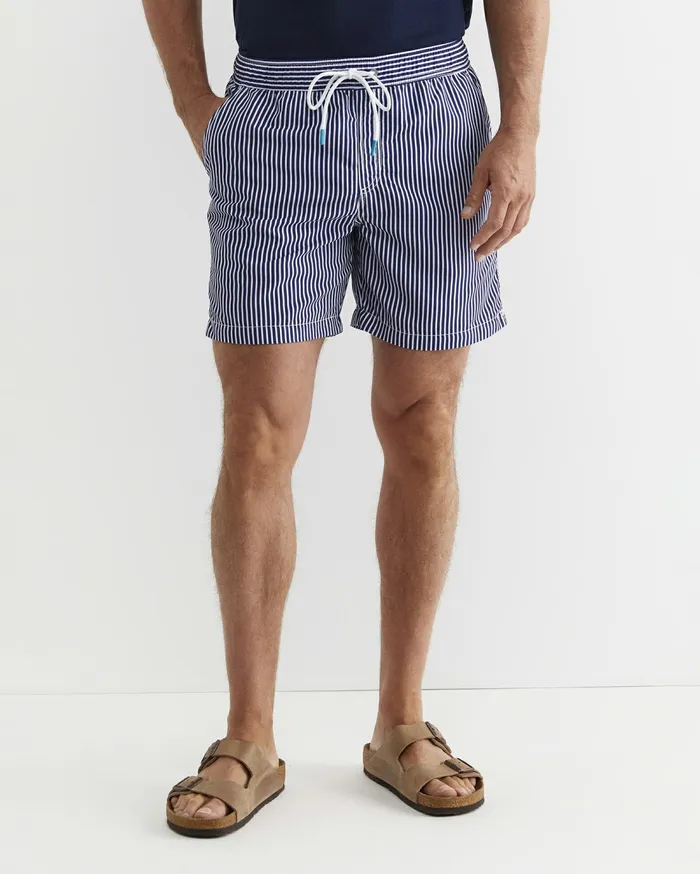 Sportscraft Douglas Swim Short Blue Multi Men Swimwear