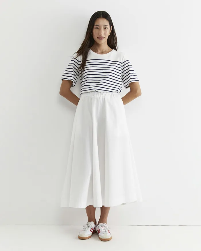 Sportscraft Elina Cotton Maxi Skirt White Women Skirts