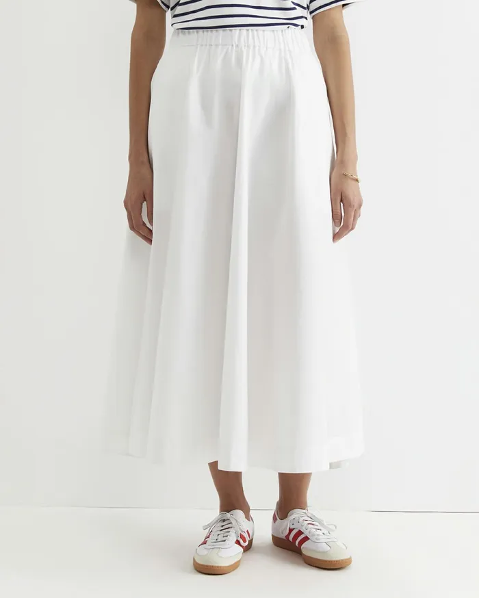 Sportscraft Elina Cotton Maxi Skirt White Women Skirts