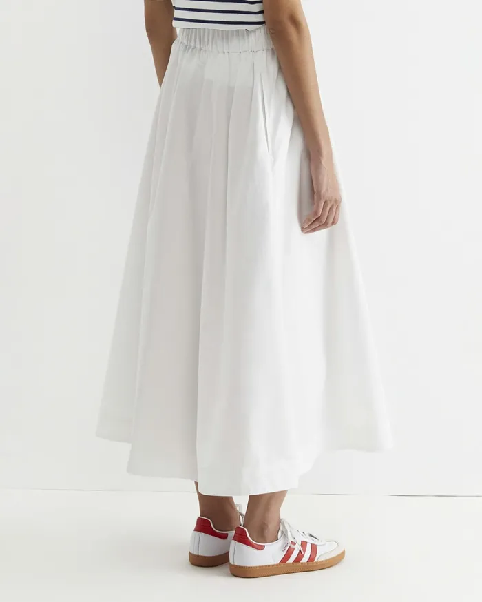 Sportscraft Elina Cotton Maxi Skirt White Women Skirts
