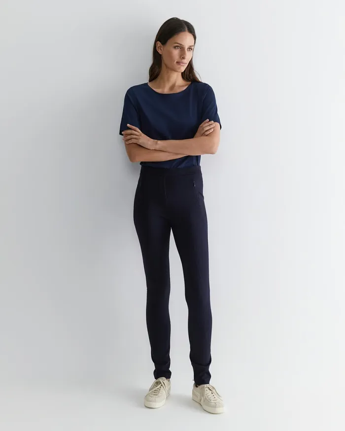 Sportscraft Esme Ponte Pant Navy Women Pants